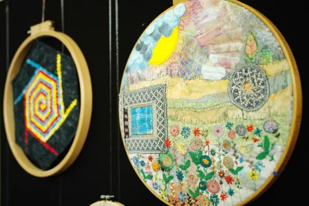 Detalle de alguna de las obras