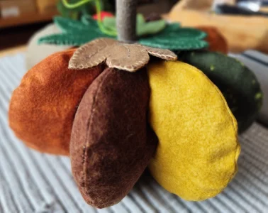 Detalle de las telas