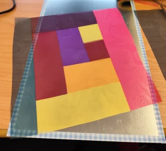 PATCHWORK MÁGICO CON ORGANZA